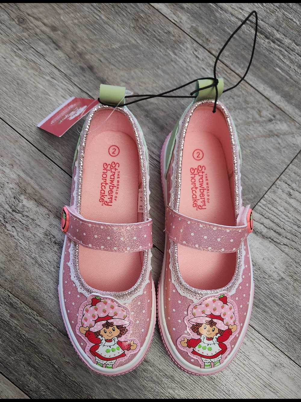 Strawberry Shortcake Little Girls Mary Jane Sneaker